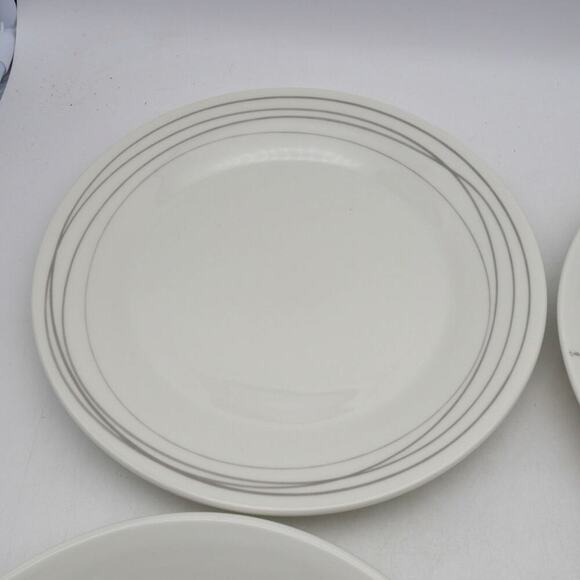 NEW Royal Doulton Pacific Stone 9" Assorted Salad Plates Gray White - Picture 9 of 11
